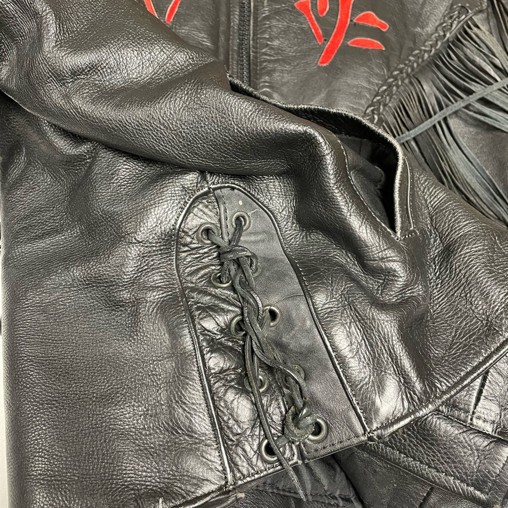 Plus size motorcycle jacket - Picture 12 of 13